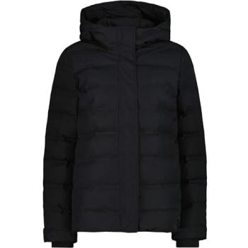 CMP Damen Übergangsjacke mit Kapuze, Schwarz, XXL