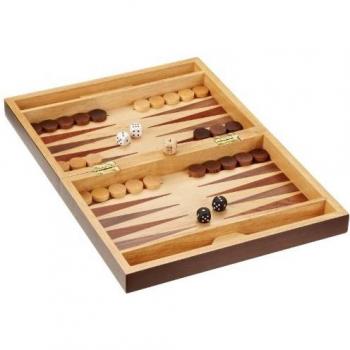 Philos Premium Walnut Chess & Backgammon, 32 mm Squares