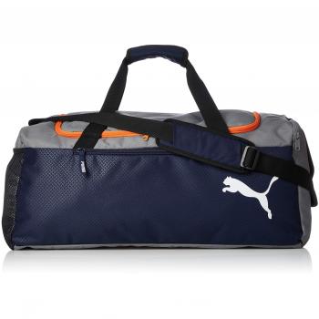 Puma Men's Fundamentals Gym Bag, OSFA, Firecracker Peacoat