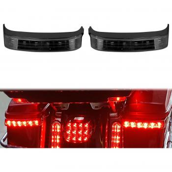 2x Motorcycle Saddlebag LED Turn Lamp and Brake Light for Harley Touring Electra Glide FLHR CVO Limited Road King