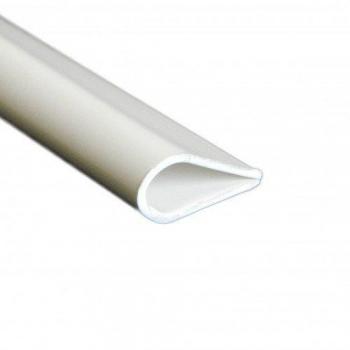 15 mm White PVC Leaf Clamp, 1 meter long