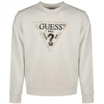 Sudadera Guess Hombre Color Blanco Elegante