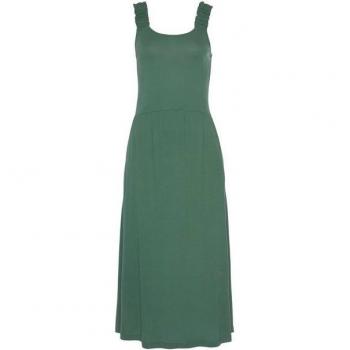 Damen Jerseykleid von Beachtime, knielang, dunkelgrün, Gr. 34
