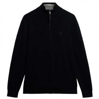Superdry Herren Strickpullover mit Stehkragen