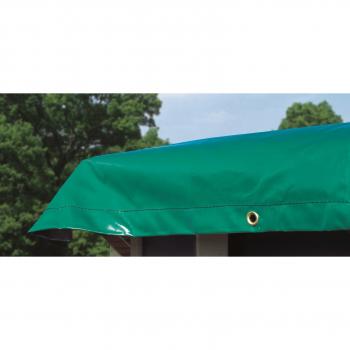 Strapazierfähige grüne Pool-Winterabdeckplane
