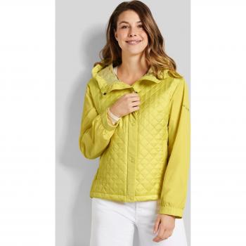 Modischer Blouson in Gelb mit Kapuze