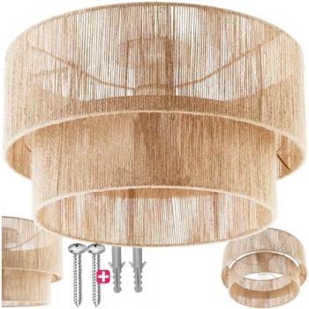 Lámpara de techo Tectake Lignea Boho Chic 40W