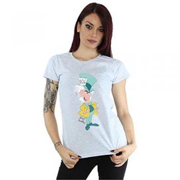 Mad Hatter Retro Grey Tee – Women’s Size Large
