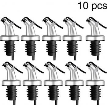 Soy Sauce Bottle Stopper and Pour Spout Set