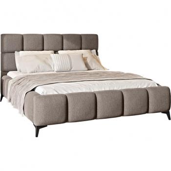 Lit Coffre 180x200 Sommier Inclus Mira Beige