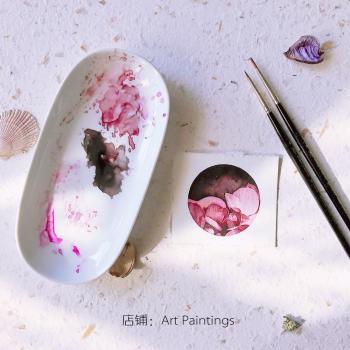 Plateau de mélange en céramique pour aquarelle