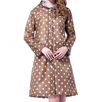 Women's Long Hooded Rain Cloak