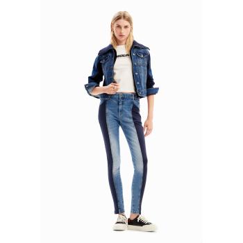 Jeans Desigual Blu Frange 34 Cotton Slim