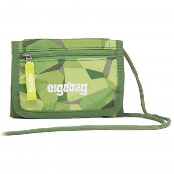 ERGOBAG Bäranusaurus Rex 14‑cm Kinder-Rucksack – Grüne Steinoptik