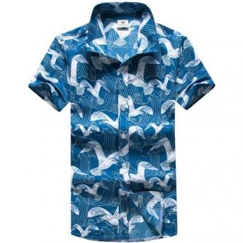 Camisa de Estilo Hawaiano para Hombre, Perfecta para Nadar