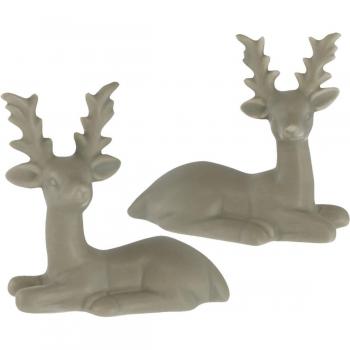Deux Cerfs Medine en Décoration – Vert Clair
