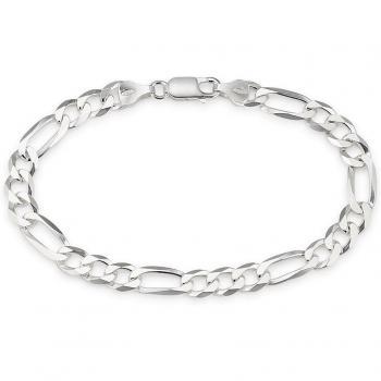 Sterling Silver Armband Bruno Banani – 19 cm, silberfarben, Herren
