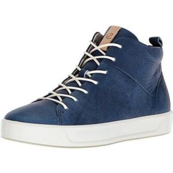 ECCO Damen Soft 8 Sneaker, Blau, Indigo 5