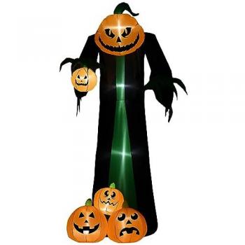 HOMCOM 240 cm Aufblasbare Halloween-Dekoration mit LED
