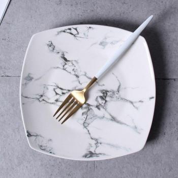 Rice Soup Bowl with Marble Design