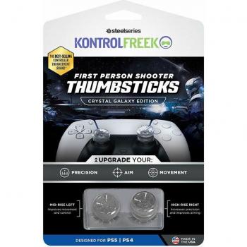FPS Galaxy CRYSTAL Kit PS5 di SteelSeries, Accessori Trasparenti