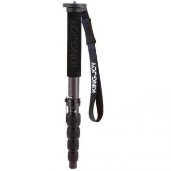 Kingjoy MP-309 Einbeinstativ aus Aluminium, Silber