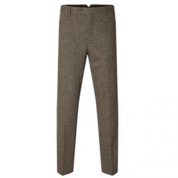 Reed Select Wool Trousers – Brown