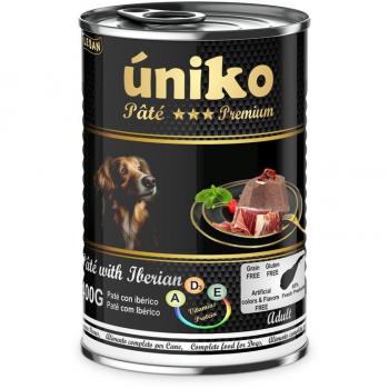 Lata de Patê Uniko para Cães com Ibérico 400g