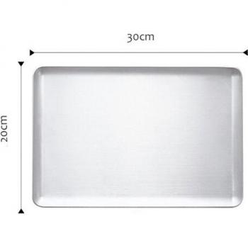Square Aluminum Serving Tray for Jewelry and Cosmetic Organization