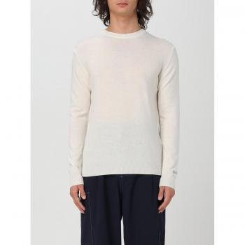 Woolrich Men's Round-neck Knitwear in Beige