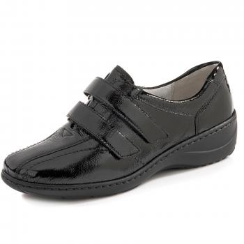 Größe 4: Schwarze Waldläufer Kya Slip‑On