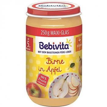 Bebivita Babygläschen Birne in Apfel, 250 g