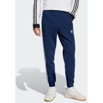 Adidas Original Pantaloni Sportivi Adicolor Blu e Bianco