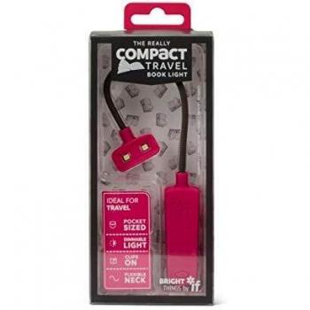 Torreta Luminosa Compacta para Libros – Rosa Delicado