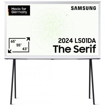 Samsung GQ55LS01D 55 The Serif QLED 4K Smart TV in Weiß