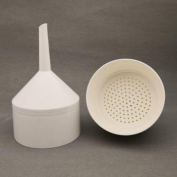 1pcs plastic funnel PP detachable buchner funnel 110mm