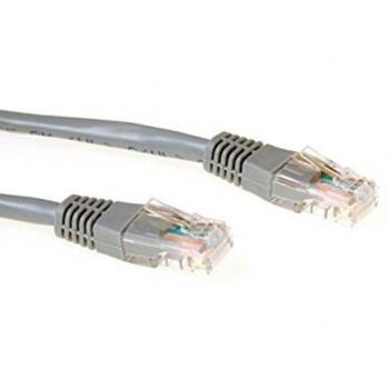 Cavo Patch 1m Cat5e U/UTP Cca Grigio con RJ45