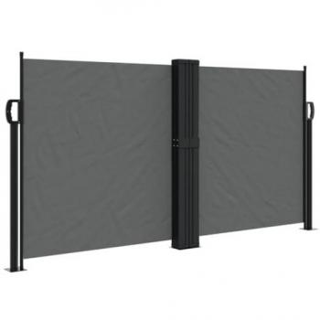 Retractable Side Awning Grey 120x1200 cm