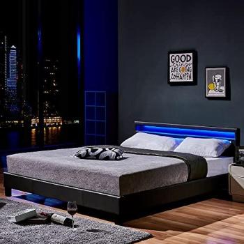 LED Bett ASTRO 180 x 200 cm, verschiedene Farben
