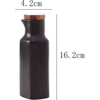 400ml Solid Color Ceramic Spice Jar for Kitchen Supplies