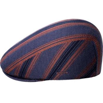 Nostalgia Stripe 507 Flat Cap – Indigo Hazy, XL Size