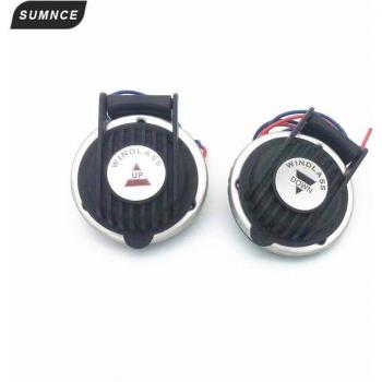 Cabrestante de anclaje para barco, interruptor de pie 12V/24V, material ABS negro, 1 par