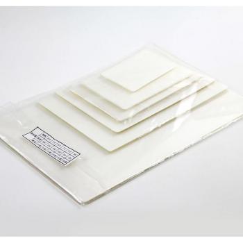 Film de protection thermique 100 mic, 6 dimensions (3, 5, 6, 7, 8 et A4), PET + EVA, 20 feuilles par dimension, 120 pièces par lot pour lamineur
