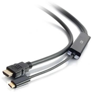 Adaptateur vidéo externe USB‑C‑HDMI 15 ft, 4K 30 Hz, mâle à mâle