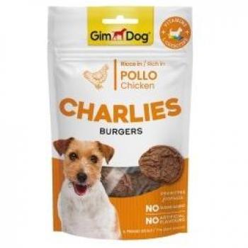 Gimdog Snack per Cani Charlies Burgers Pollo 70g