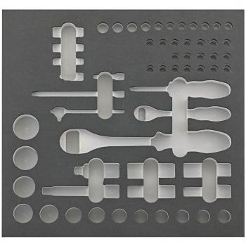 Accesorio Fortis Módulo 2/3: enchufe vacío 1/4 + 1/2