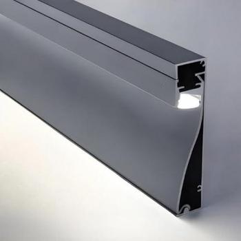 Perfilado de Aluminio 2 m en Gris Metalizado – Cinta LED 10 mm