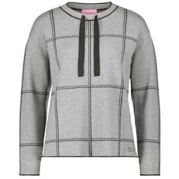 Betty Barclay Sweater in Duale Grigio-Nero