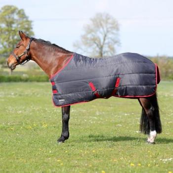 HYCONIC 100g 5'6 Dual-Tone Stable Rug (Charcoal/Red)