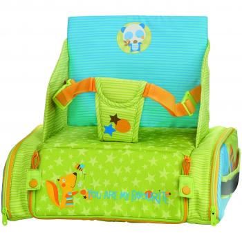 Alzasedia portatile con tasca in stile Jane Animal Dots